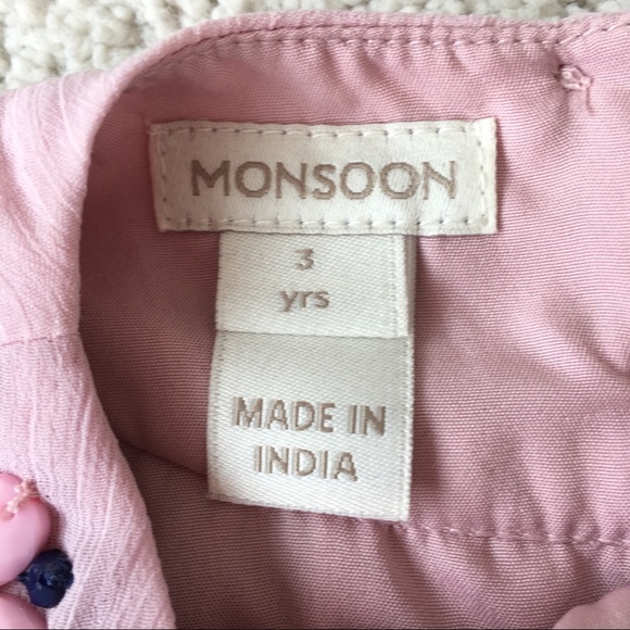 Monsoon: Girls Dress with Beading - Picture 4 of 6